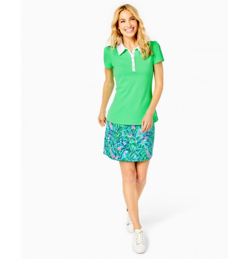 UPF 50+ Luxletic Frida Puff Sleeve Polo UPF 50+ Luxletic Frida Puff Sleeve Polo