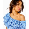 Sundea One-Shoulder Eyelet Shift Dress Sundea One-Shoulder Eyelet Shift Dress