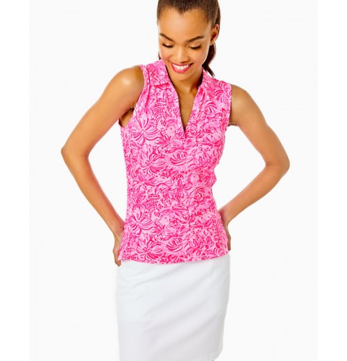 UPF 50+ Luxletic Imara Polo Top UPF 50+ Luxletic Imara Polo Top