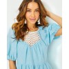 Charlet Short Sleeve Linen Dress Charlet Short Sleeve Linen Dress