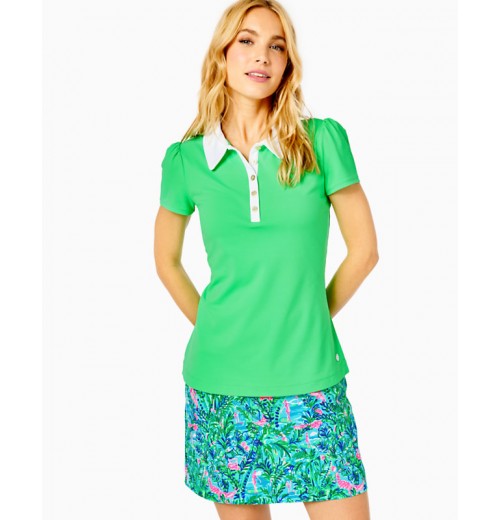 UPF 50+ Luxletic Frida Puff Sleeve Polo UPF 50+ Luxletic Frida Puff Sleeve Polo