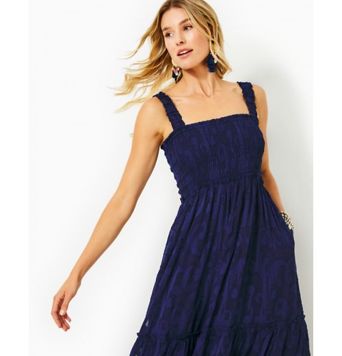 Hadly Smocked Maxi Dress Hadly Smocked Maxi Dress