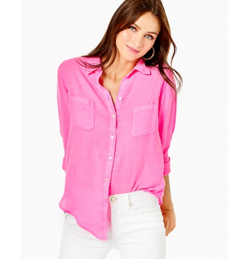 Sea View Button Down Top Sea View Button Down Top