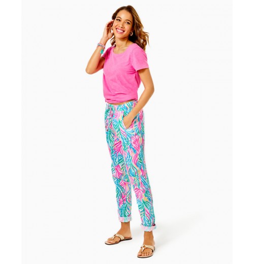 31" Taron Mid-Rise Linen Pant 31" Taron Mid-Rise Linen Pant
