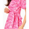 Iralee Linen Wrap Dress Iralee Linen Wrap Dress