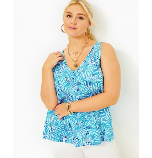 Florin Sleeveless Linen Top Florin Sleeveless Linen Top