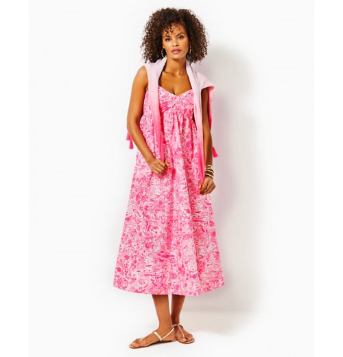 Azora Cotton Midi Dress Azora Cotton Midi Dress