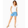 4" Brea Linen Scallop Short 4" Brea Linen Scallop Short