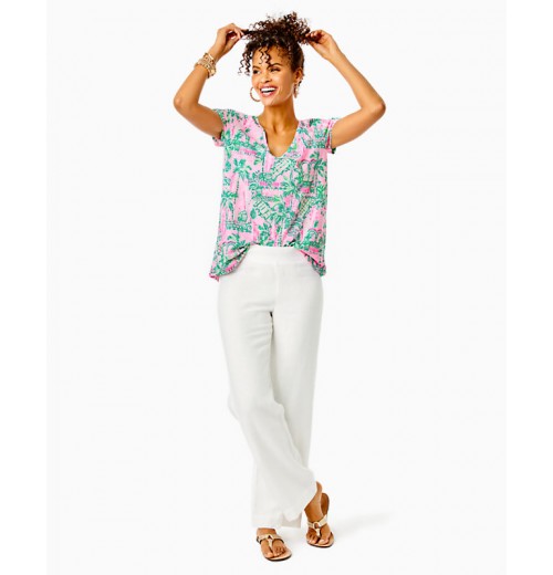 31" Deri Linen Palazzo Pant 31" Deri Linen Palazzo Pant