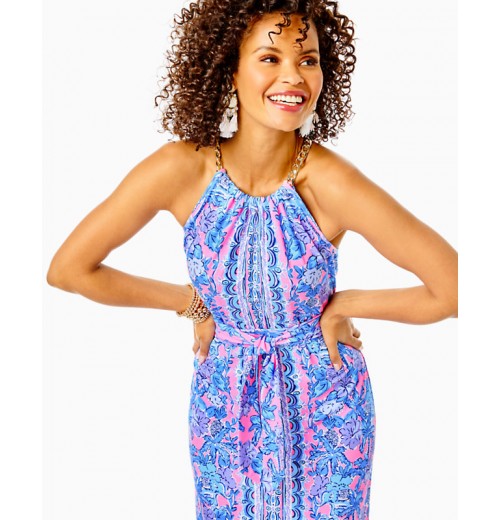 Bingham Halter Midi Dress Bingham Halter Midi Dress