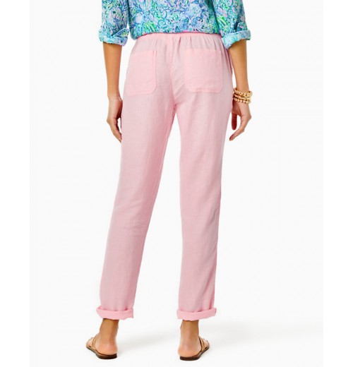 31" Taron Mid-Rise Linen Pant 31" Taron Mid-Rise Linen Pant