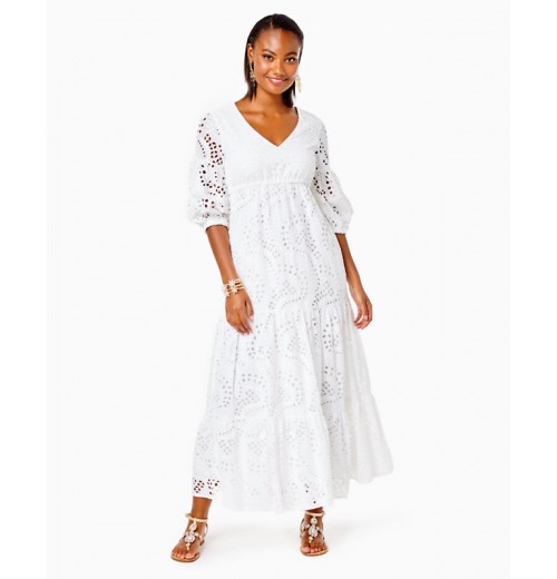 Breanne Eyelet Maxi Dress Breanne Eyelet Maxi Dress