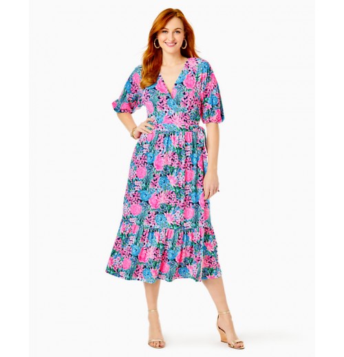 Brantley Midi Wrap Dress Brantley Midi Wrap Dress