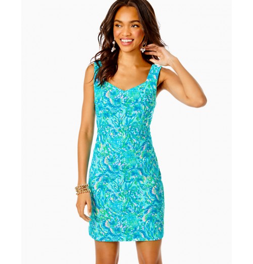 Del Rey Stretch Shift Dress Del Rey Stretch Shift Dress