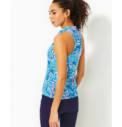 UPF 50+ Luxletic Lakelyn Bra Polo Top UPF 50+ Luxletic Lakelyn Bra Polo Top