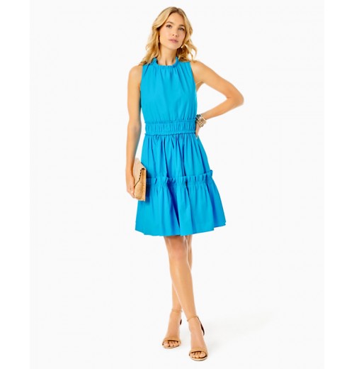 Elina Stretch Ruffle Dress Elina Stretch Ruffle Dress