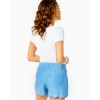 4" Brea Linen Scallop Short 4" Brea Linen Scallop Short