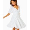 Iralee Linen Wrap Dress Iralee Linen Wrap Dress