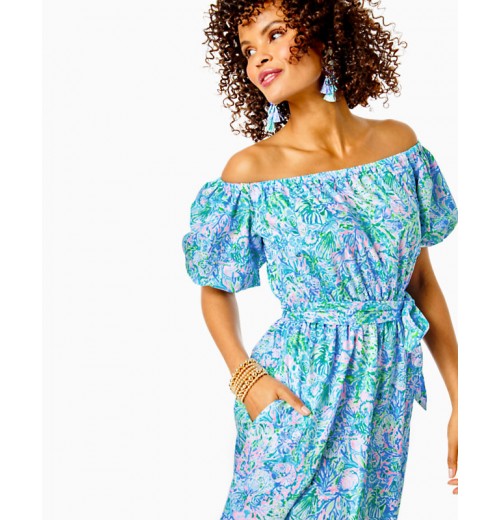 Tamie Off-the-Shoulder Midi Dress Tamie Off-the-Shoulder Midi Dress