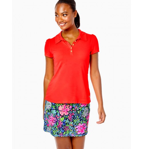 UPF 50+ Luxletic Frida Puff Sleeve Polo UPF 50+ Luxletic Frida Puff Sleeve Polo