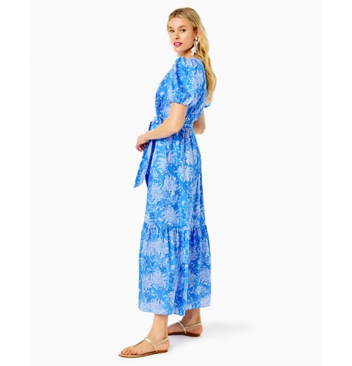 Ezralyn Short Sleeve Cotton Maxi Dress Ezralyn Short Sleeve Cotton Maxi Dress