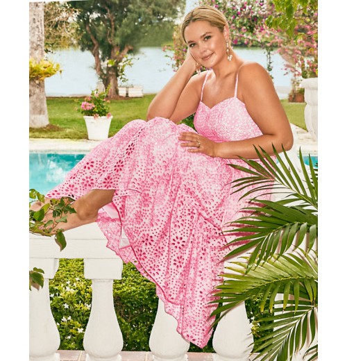 Edith Eyelet Midi Dress Edith Eyelet Midi Dress