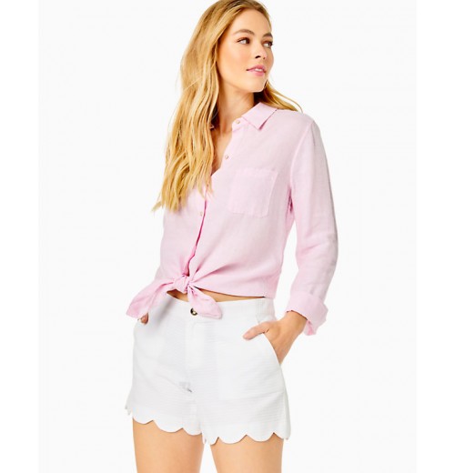 5" Buttercup Scallop Hem Short 5" Buttercup Scallop Hem Short