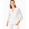 Bekah 3/4 Sleeve Eyelet Top Bekah 3/4 Sleeve Eyelet Top