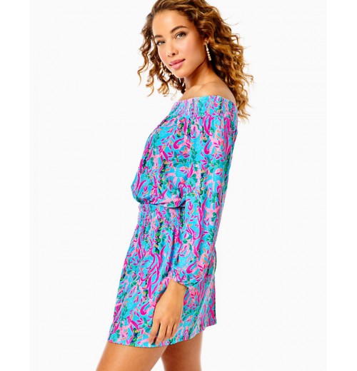 Cyla Off-The-Shoulder Romper Cyla Off-The-Shoulder Romper