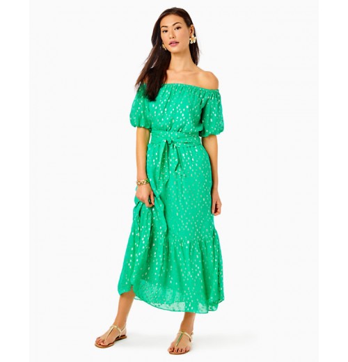 Tamie Off-the-Shoulder Midi Dress Tamie Off-the-Shoulder Midi Dress