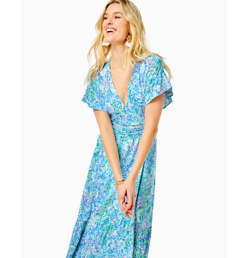 Juliet Ruffle Midi Dress Juliet Ruffle Midi Dress