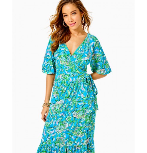 Brantley Midi Wrap Dress Brantley Midi Wrap Dress