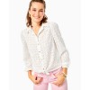 Sea Breeze Eyelet Button Down Top Sea Breeze Eyelet Button Down Top