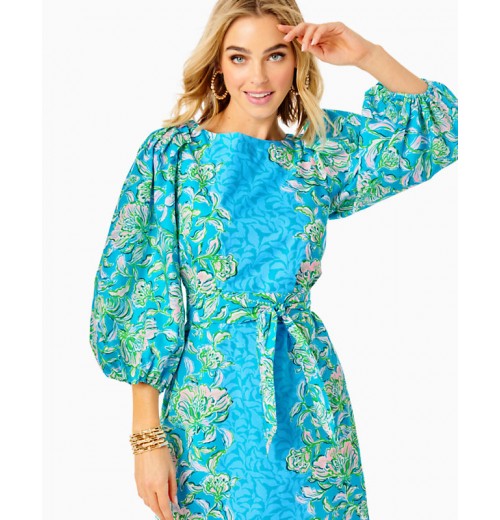 Barbara 3/4 Sleeve Cotton Maxi Dress Barbara 3/4 Sleeve Cotton Maxi Dress