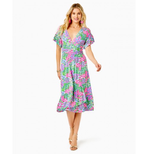 Juliet Ruffle Midi Dress Juliet Ruffle Midi Dress