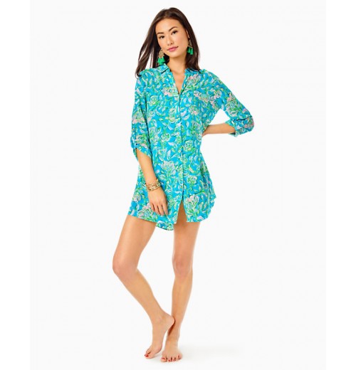 Natalie Shirtdress Cover-Up Natalie Shirtdress Cover-Up