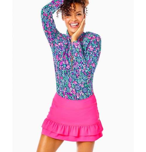 UPF 50+ Luxletic Fern Ruffle Skort UPF 50+ Luxletic Fern Ruffle Skort