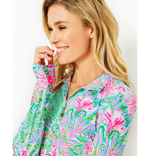 Luxletic Niccola Mesh Panel Half Zip Luxletic Niccola Mesh Panel Half Zip