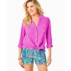 Sea View Linen Button Down Top Sea View Linen Button Down Top