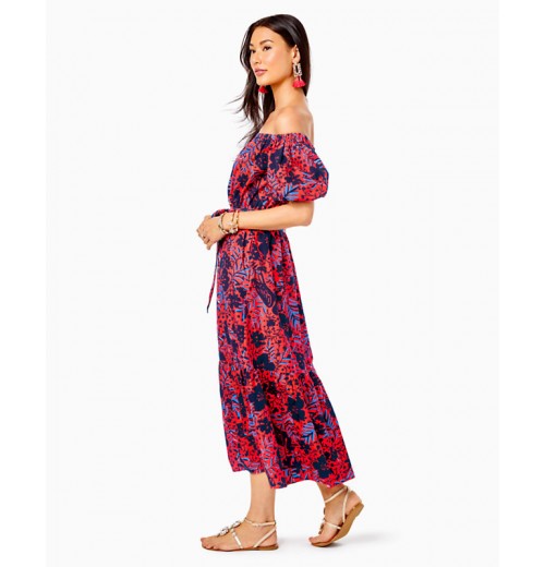Tamie Off-the-Shoulder Midi Dress Tamie Off-the-Shoulder Midi Dress