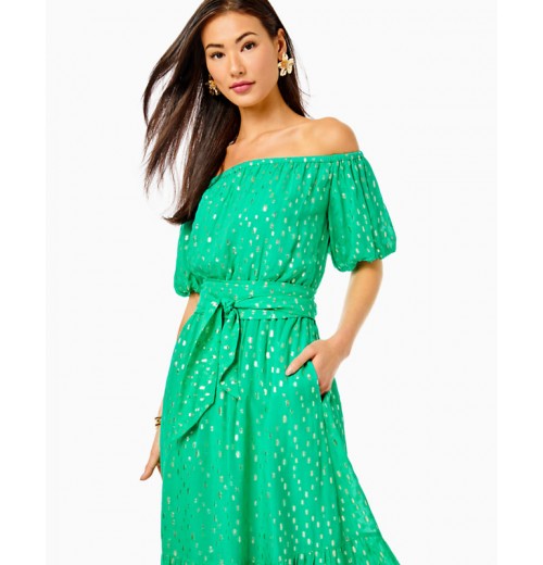 Tamie Off-the-Shoulder Midi Dress Tamie Off-the-Shoulder Midi Dress