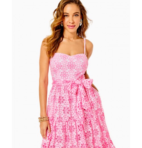 Edith Eyelet Midi Dress Edith Eyelet Midi Dress
