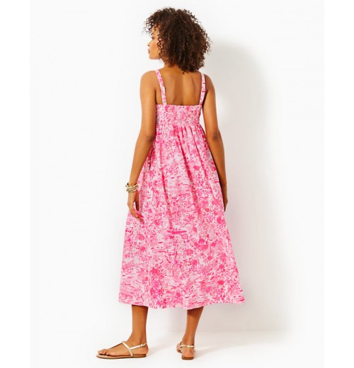 Azora Cotton Midi Dress Azora Cotton Midi Dress