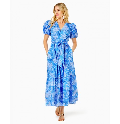 Ezralyn Short Sleeve Cotton Maxi Dress Ezralyn Short Sleeve Cotton Maxi Dress