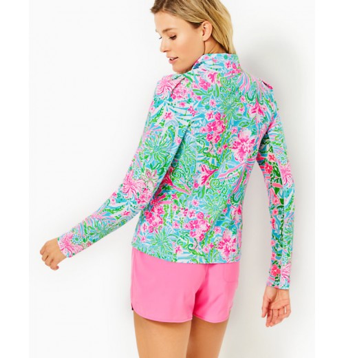 Luxletic Niccola Mesh Panel Half Zip Luxletic Niccola Mesh Panel Half Zip